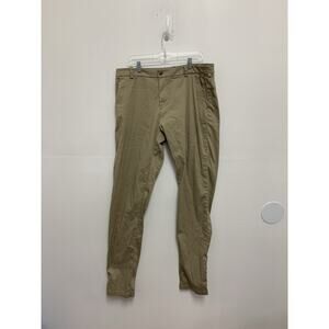 LULULEMON Commission Pant Classic Swift Cotton Tofino Sand Beige M5440S Size 36